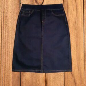 Le Château Jupe Jean Femme Taille 27 Bleu Marine
